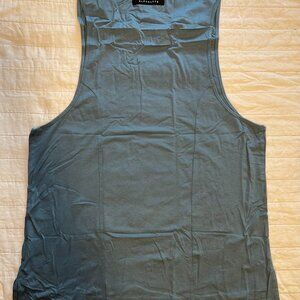 Alphalete Men's PREMIUM CUTOFF Dusk Blue Tank - Large